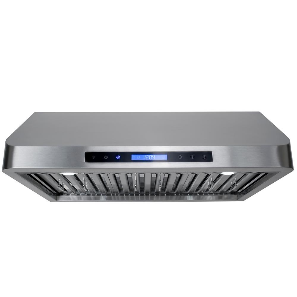 Cosmo 30 in. Ducted Under Range Hood in Stainless Steel with