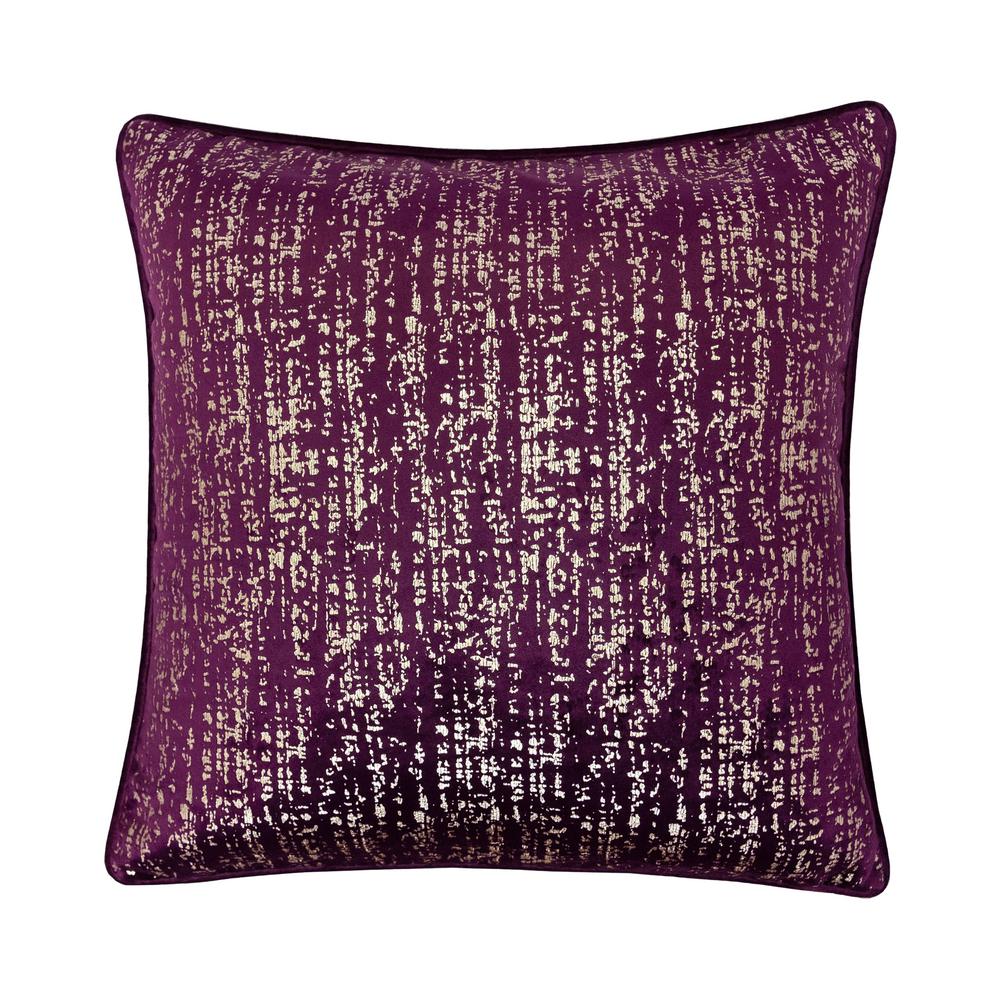 Furniture Of America Metallic Purple Decorative Pillow Set Of 2