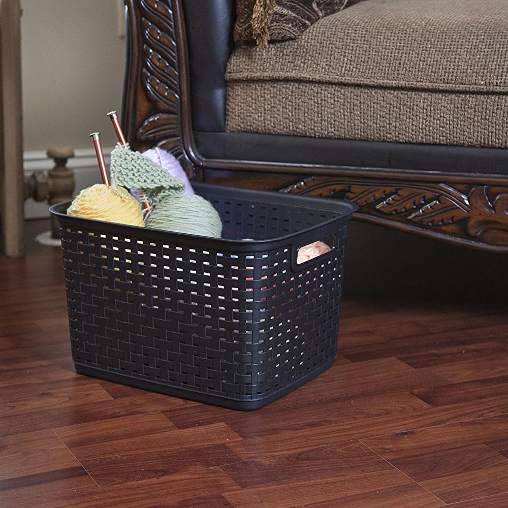 wicker hamper basket