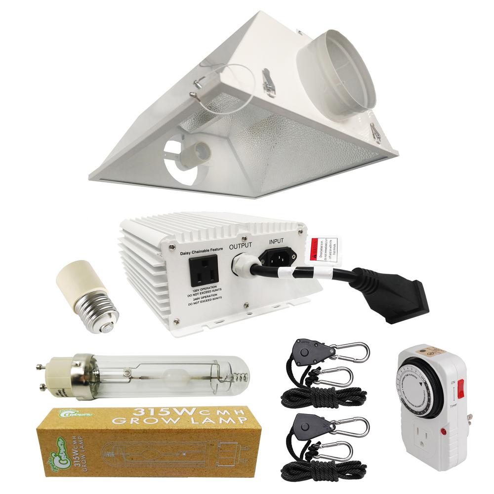Hydro Crunch 315-Watt CMH Ceramic Metal Halide Grow Light System with 6 inch... by Hydro Crunch