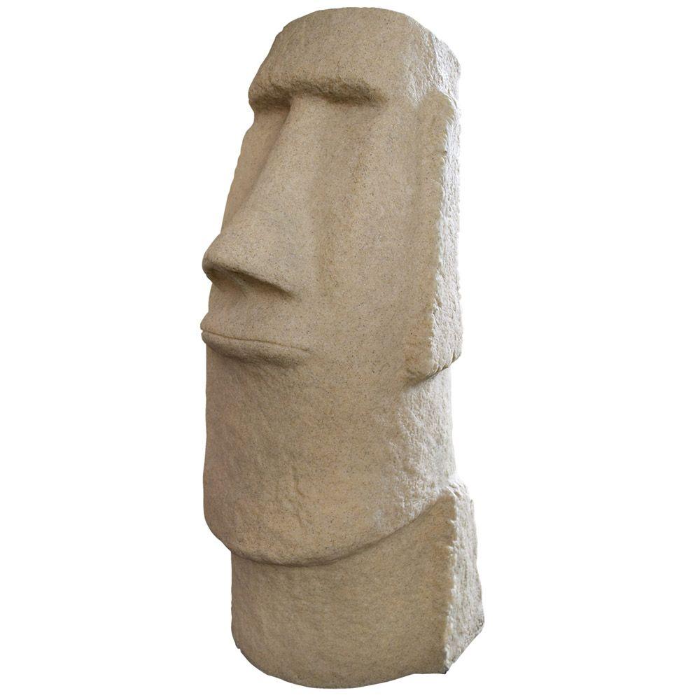 Emsco Easter Island Sandstone Resin Head Statue-2308-1 ...