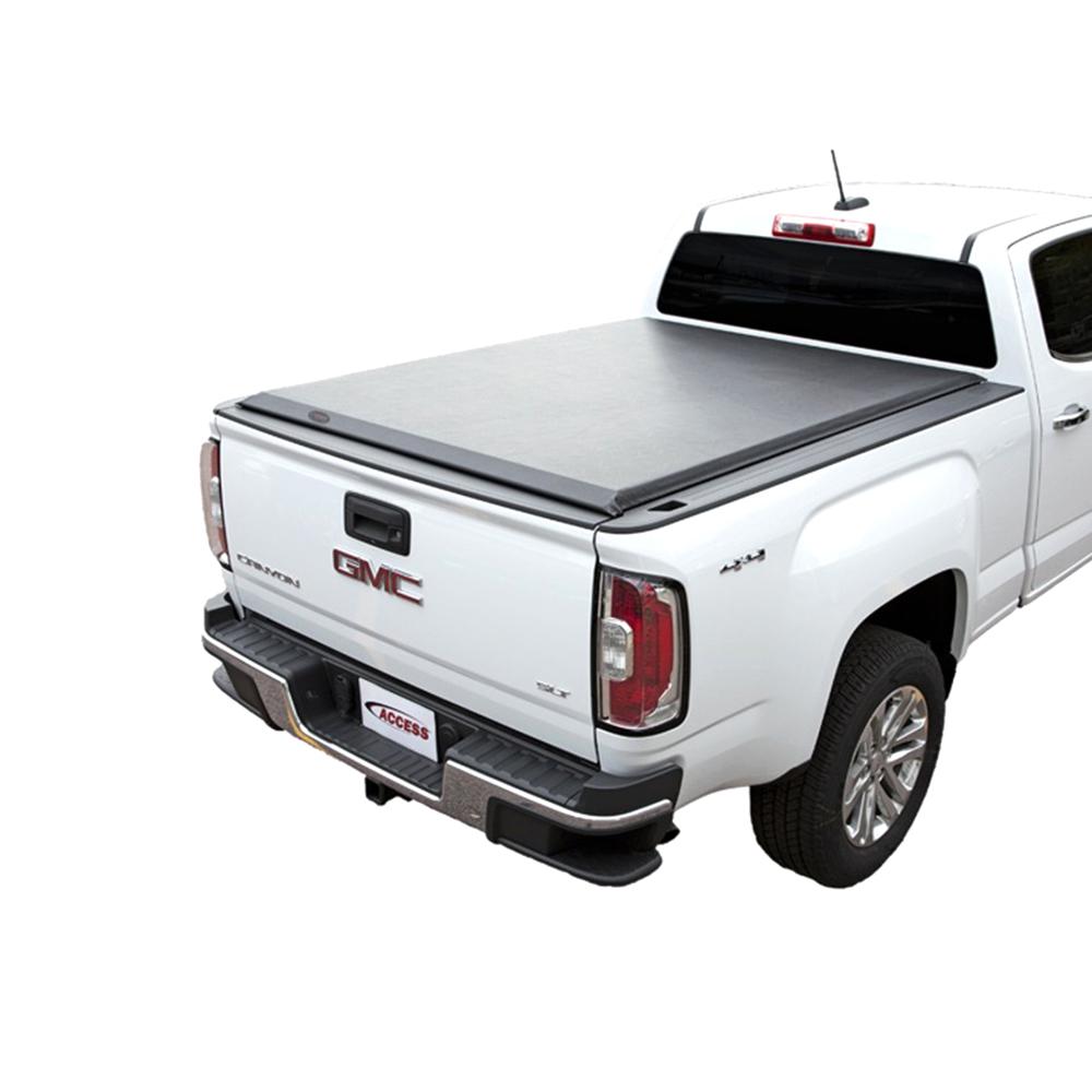 Automotive Truck Bed Accessories Fits 15 19 Ford F 150 8ft 96in Bed Black Lock Roll Up Tonneau Cover