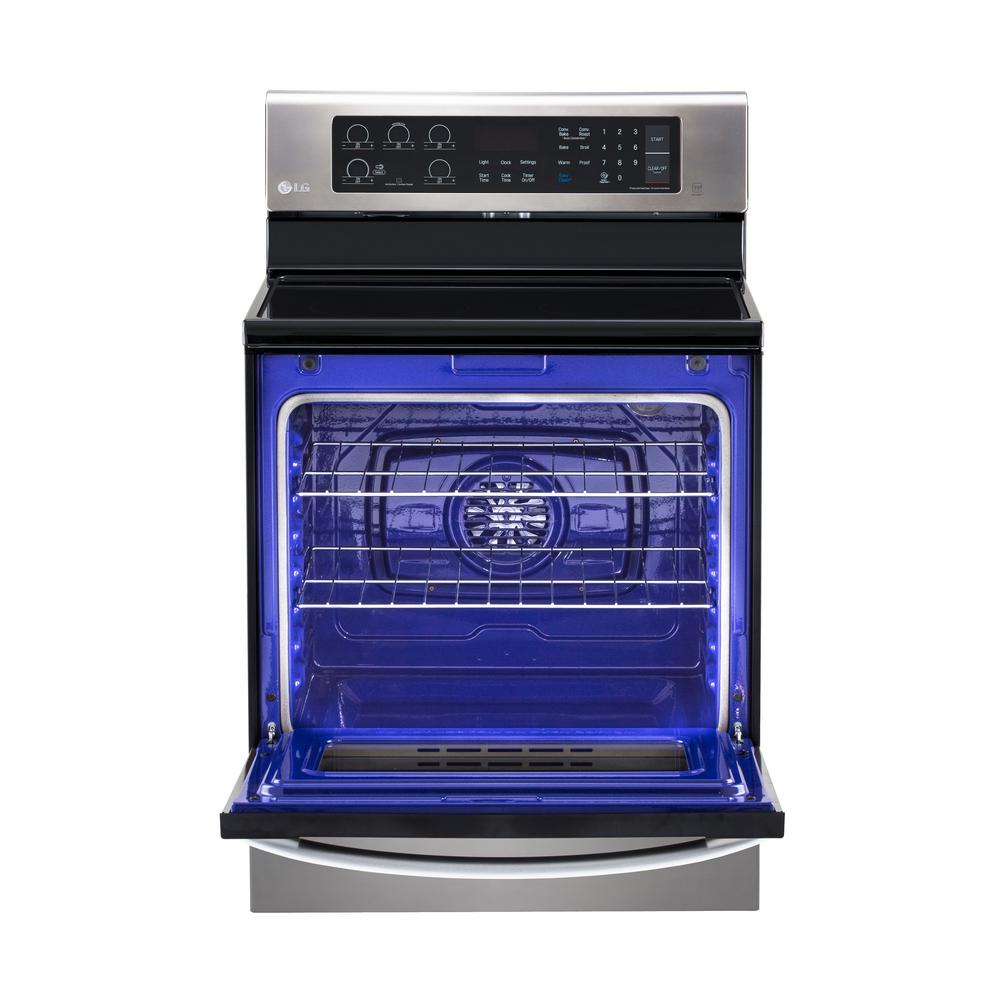 Lg Electronics 6 3 Cu Ft Electric Range With Easyclean