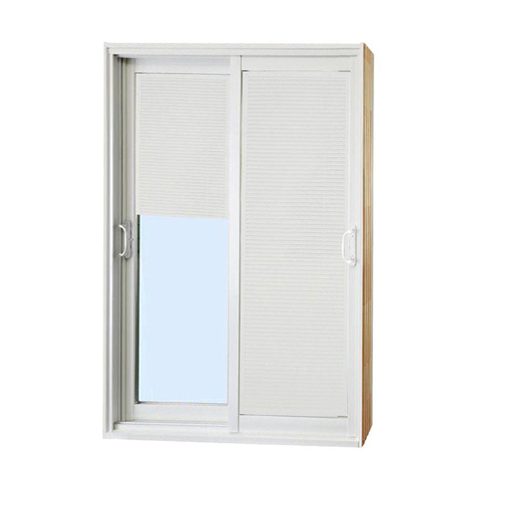 stanley doors 60 in. x 80 in. double sliding patio door with
