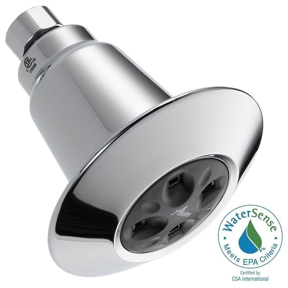 Delta 1Spray 4.00 in. Fixed Shower Head with in Chrome