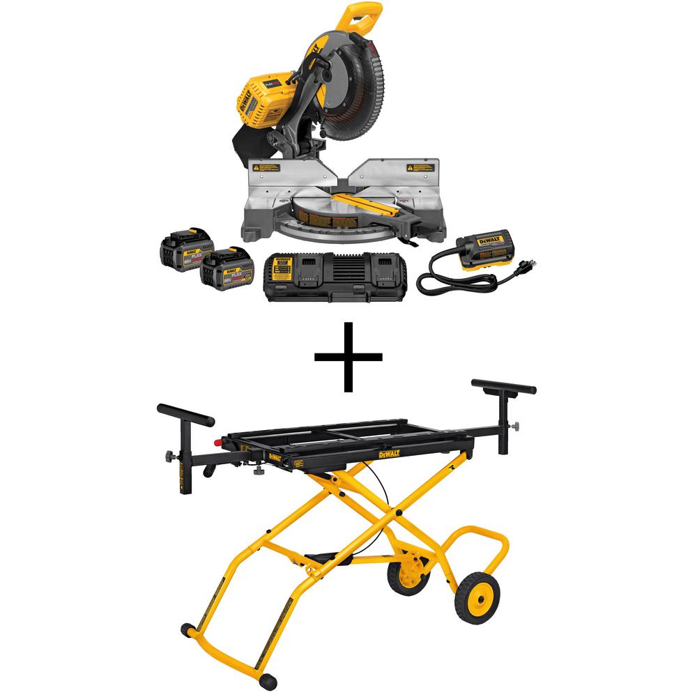 Dewalt FLEXVOLT 120-Volt MAX Lithium-Ion Cordless Brushless 12 inch Miter Saw w/... by DEWALT