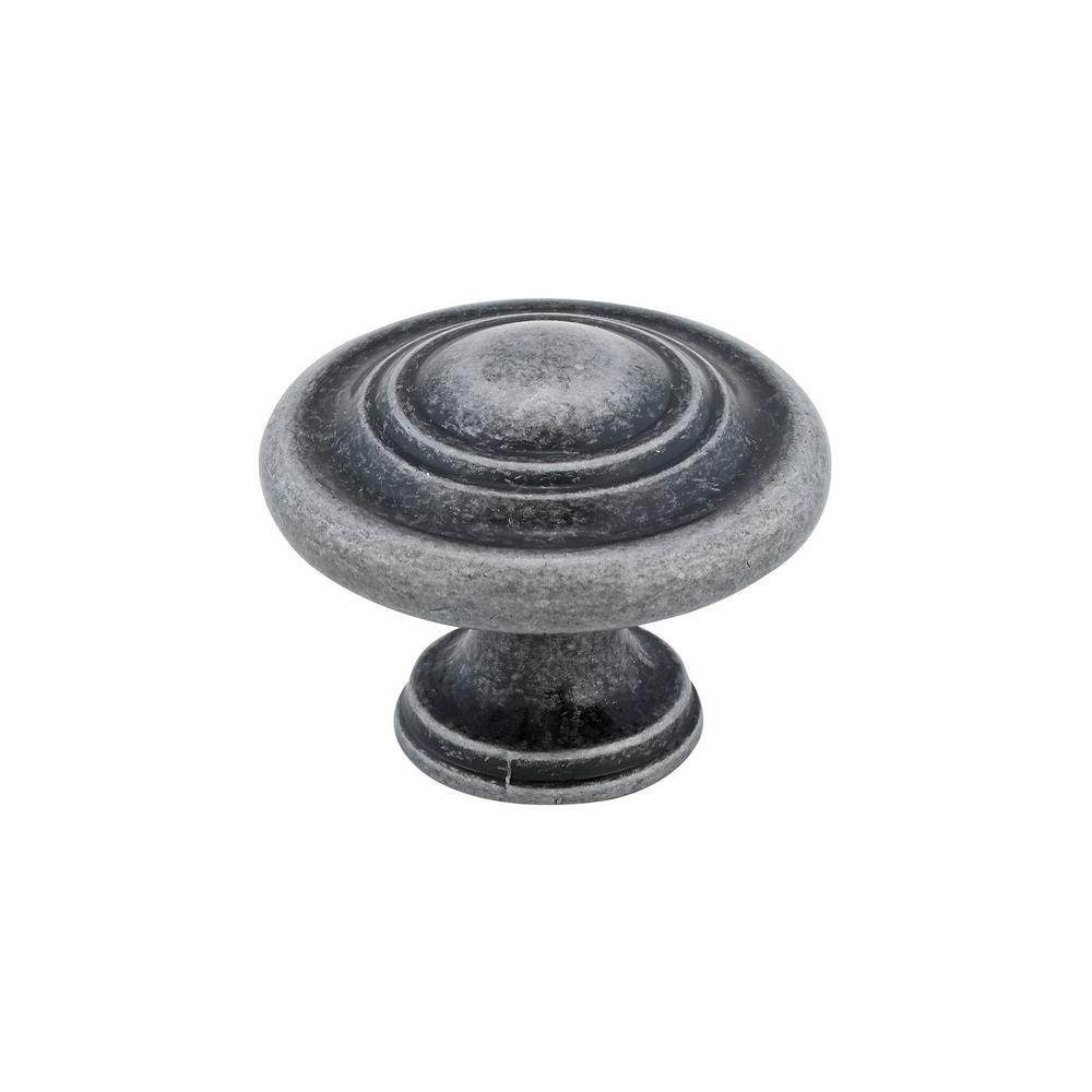 Richelieu Hardware Traditional 1 3 4 In Pewter Cabinet Knob BP880142   Richelieu Hardware Cabinet Knobs Bp880142 64 1000 