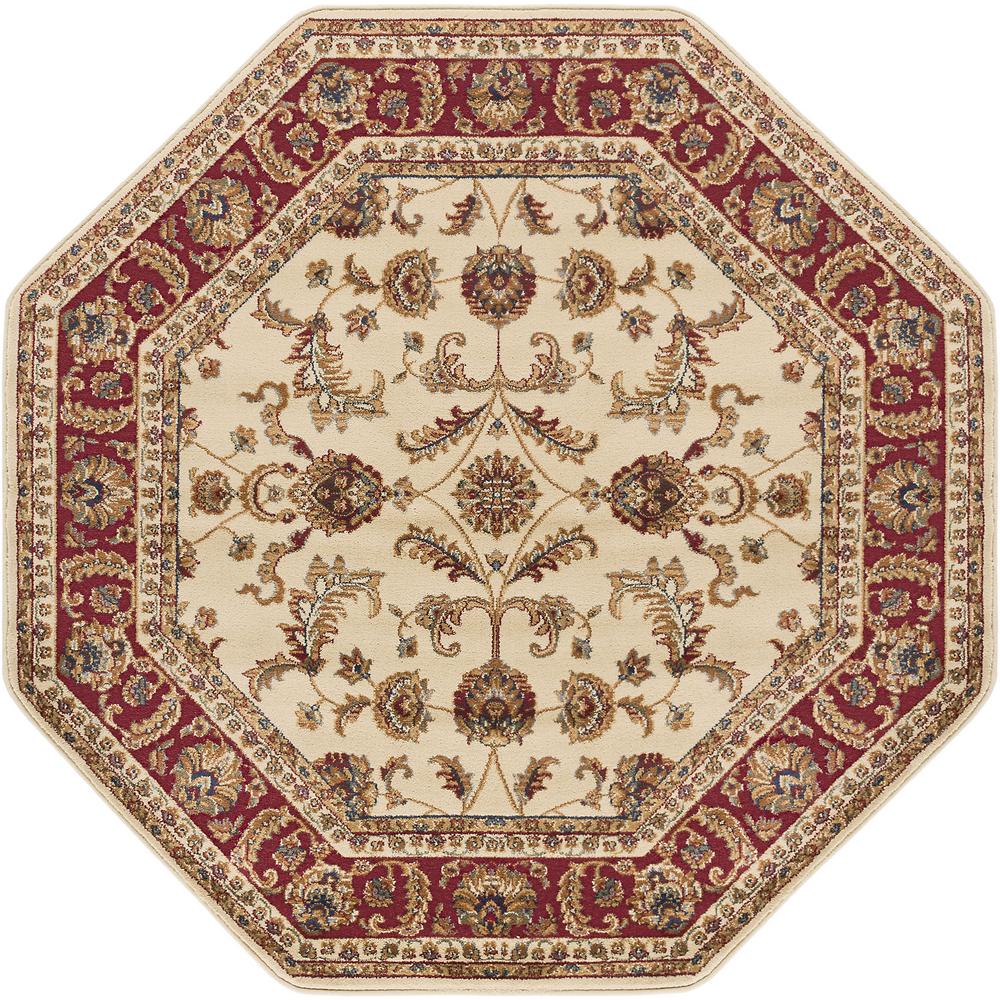 Tayse Rugs Sensation Beige 8 Ft Octagon Transitional Area Rug 4792 Tayse Rugs Sensation Beige 8 Ft Octagon Transitional Area Rug