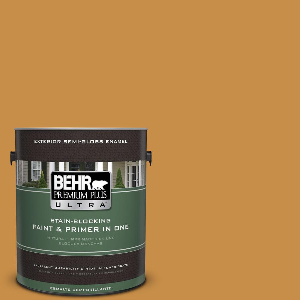 BEHR Premium Plus Ultra 1gal. S4104 Copper Patina SemiGloss Enamel