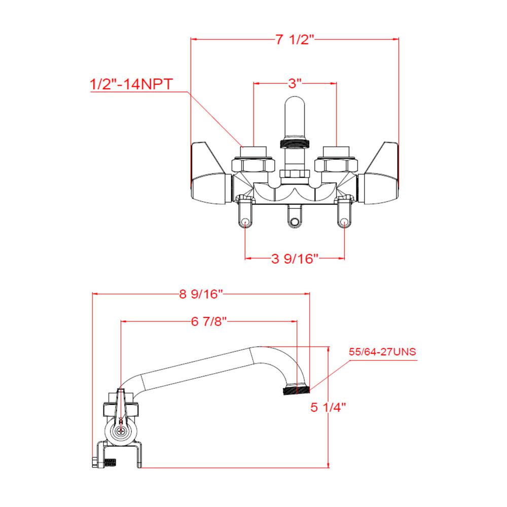 Tools Home Improvement Rough Plumbing Faucet Parts Design House