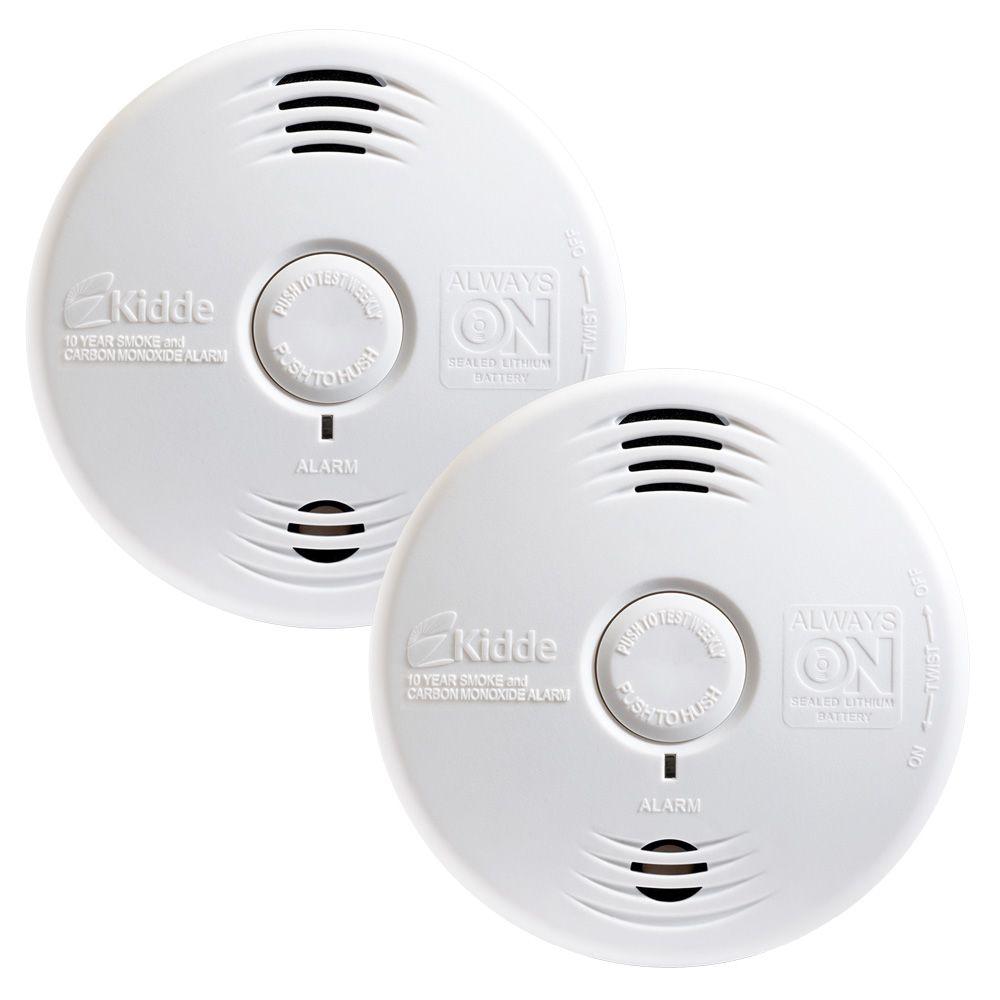 Kidde Twin Pack Worry Free 10 Year Combination Alarm with Voice by Kidde