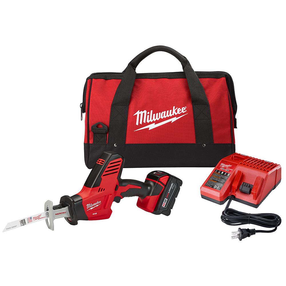 Milwaukee M18 18Volt LithiumIon Cordless Hackzall Reciprocating Saw