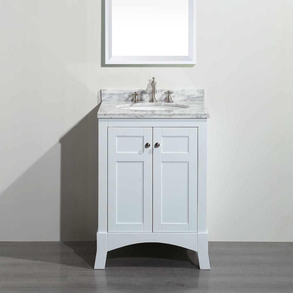 Eviva Aberdeen 41.3 in. W x 22 in. D x 35 in. H Vanity in White with ...