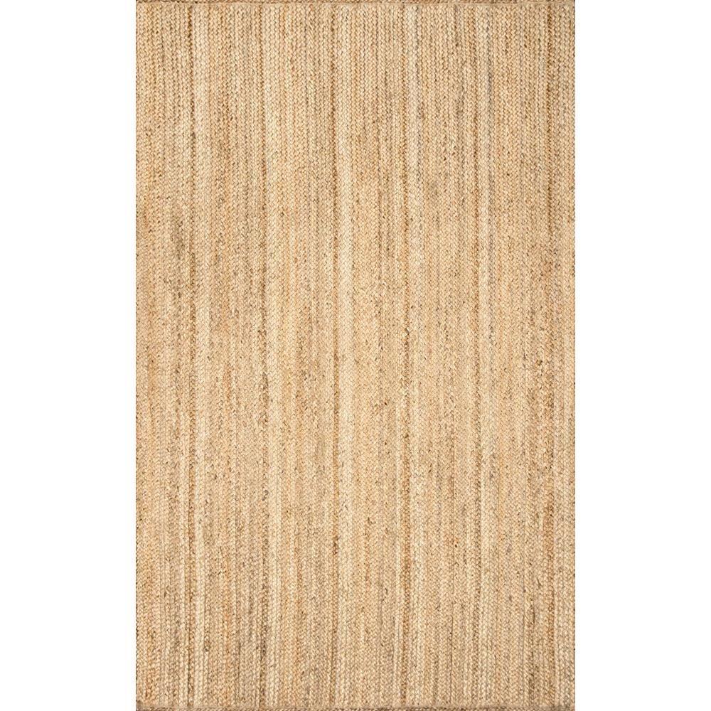 Nuloom Rigo Jute Natural 3 Ft X 5 Area Rug Tajt03 305 The Nuloom Rigo Jute Natural 3 Ft X 5 Area Rug