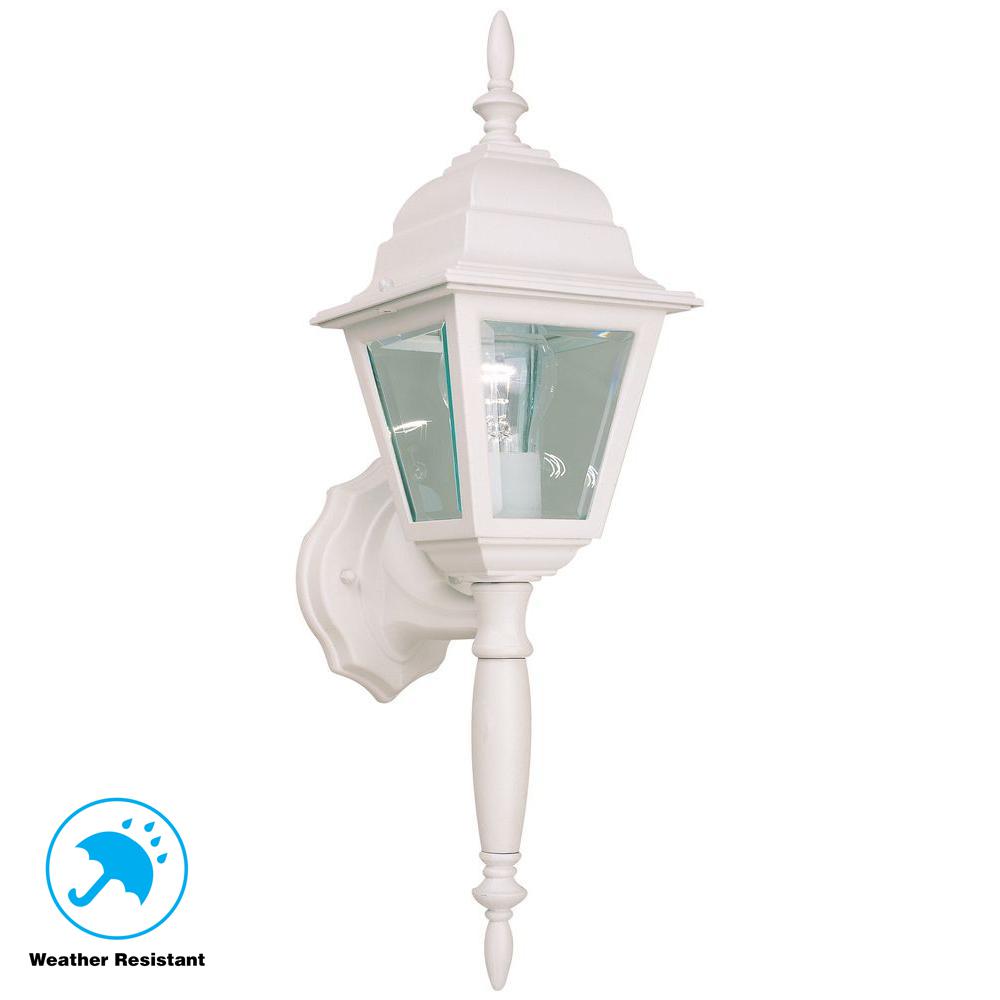 White Outdoor Wall Mounted Lighting The Home White Outdoor Wall Lantern