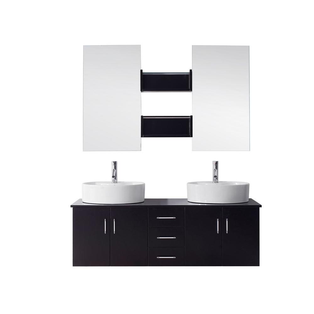 Virtu Usa Enya 59 2 In W X 21 7 D Vanity Espresso With Virtu Usa Enya 59 2 In W X 21 7 D Vanity Espresso With