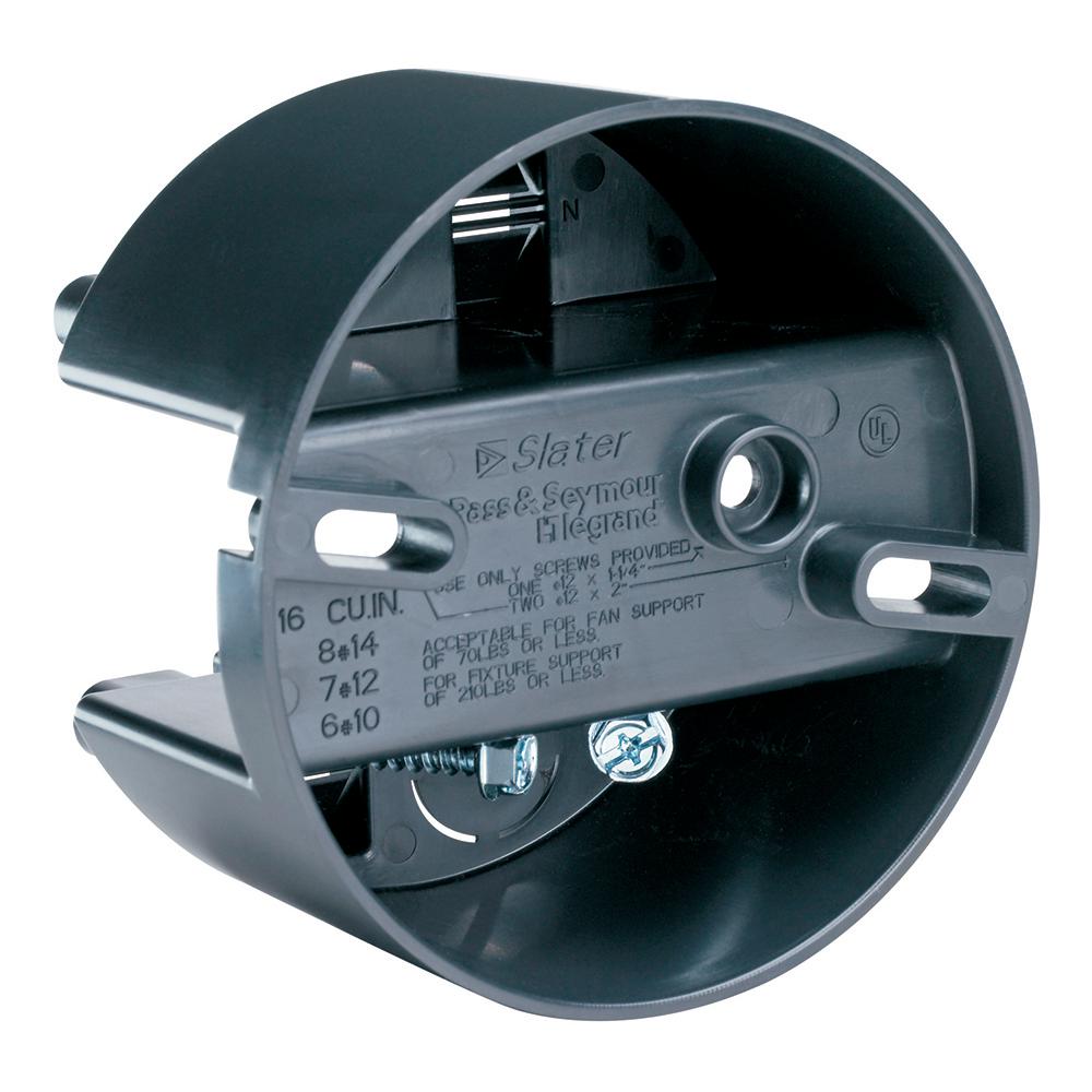 Slater New Work 4 inch Direct Mount Ceiling Fan Box