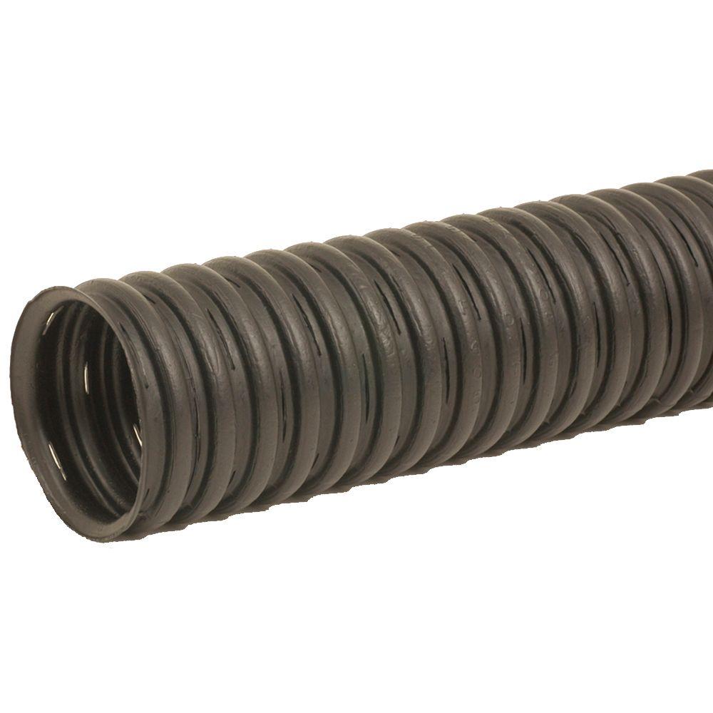 UPC 096942000055 product image for Advanced Drainage Systems 3 in. x 10 ft. Perforated Corex Drain Pipe, Black | upcitemdb.com