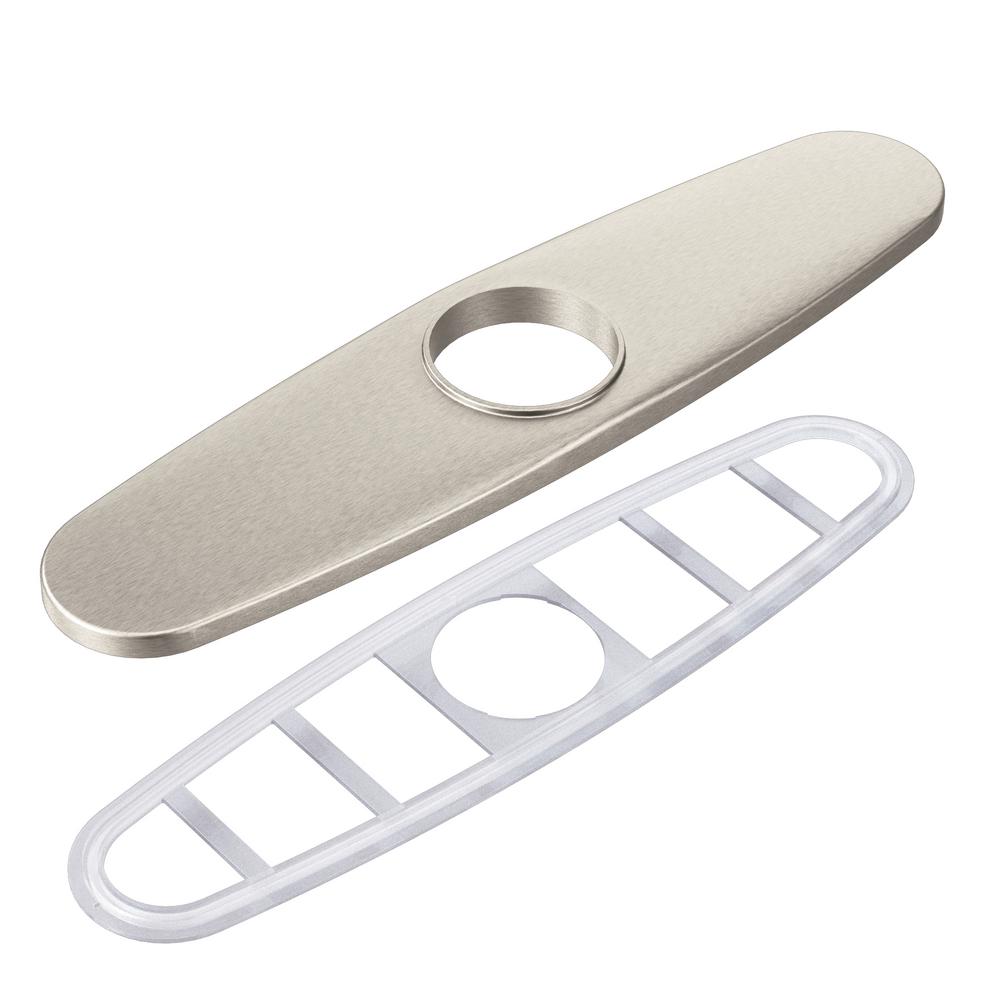 MOEN Align 10.27 in. x 2.45 in. Escutcheon Plate in Stainless141002CSL