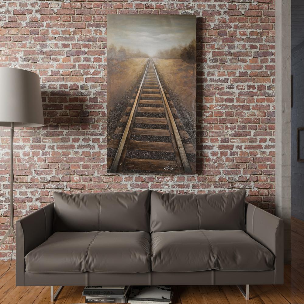Yosemite Home Decor 66 In X 37 Vanishing Into The Distance Yosemite Home Decor 66 In X 37 Vanishing Into The Distance Hand Painted Contemporary Artwork Dca091 Depot