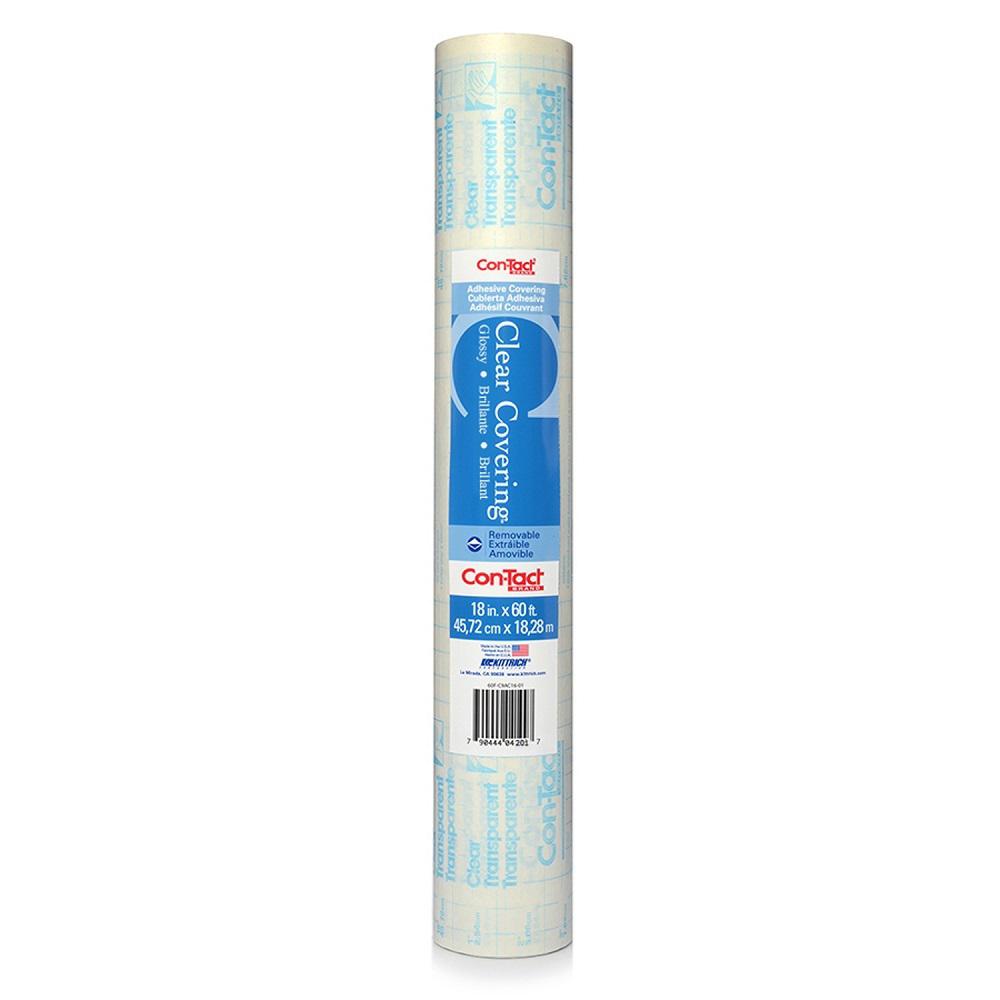 Con Tact Clear Covering Glossy Clear Adhesive Shelf And Drawer