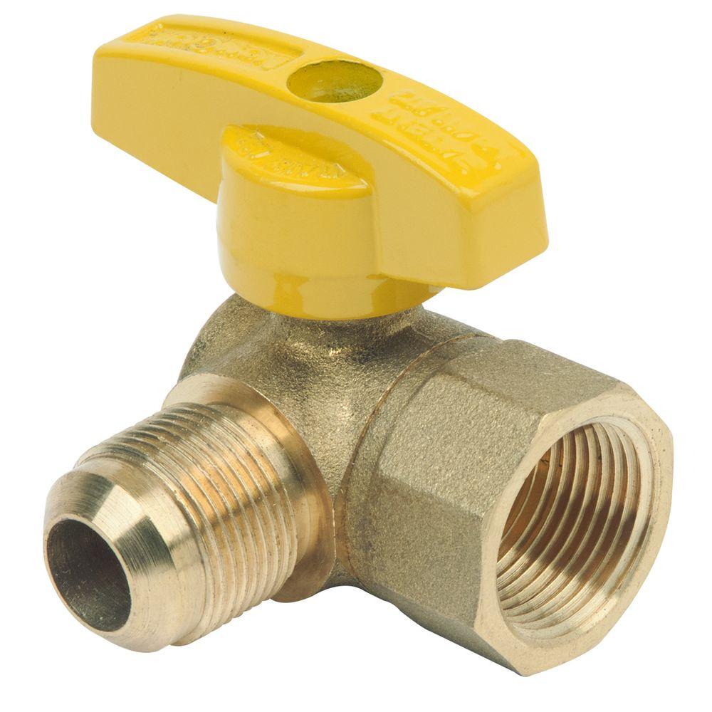 Hydraulics Tools & Home Improvement Brass LASCO 101617 Angle Gas Ball