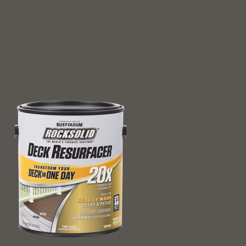 RustOleum RockSolid 1 gal. Autumn Brown Exterior 20X Deck Resurfacer