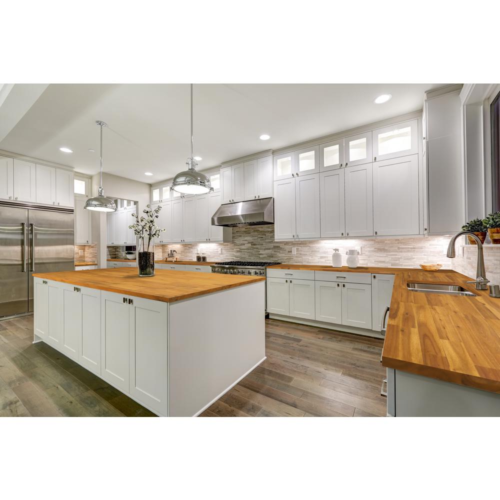 Interbuild 8 Ft L X 2 Ft 1 5 In D X 1 In T Butcher Block