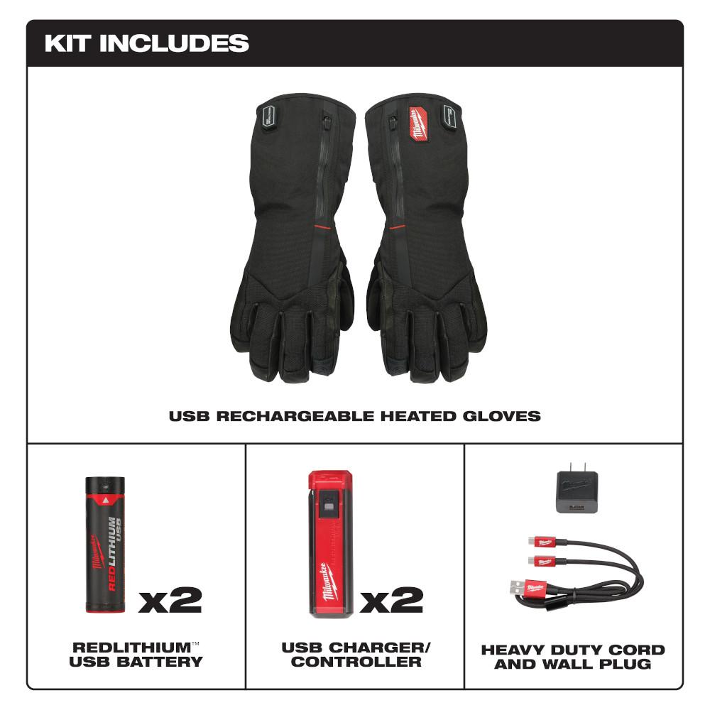 milwaukee heated gloves