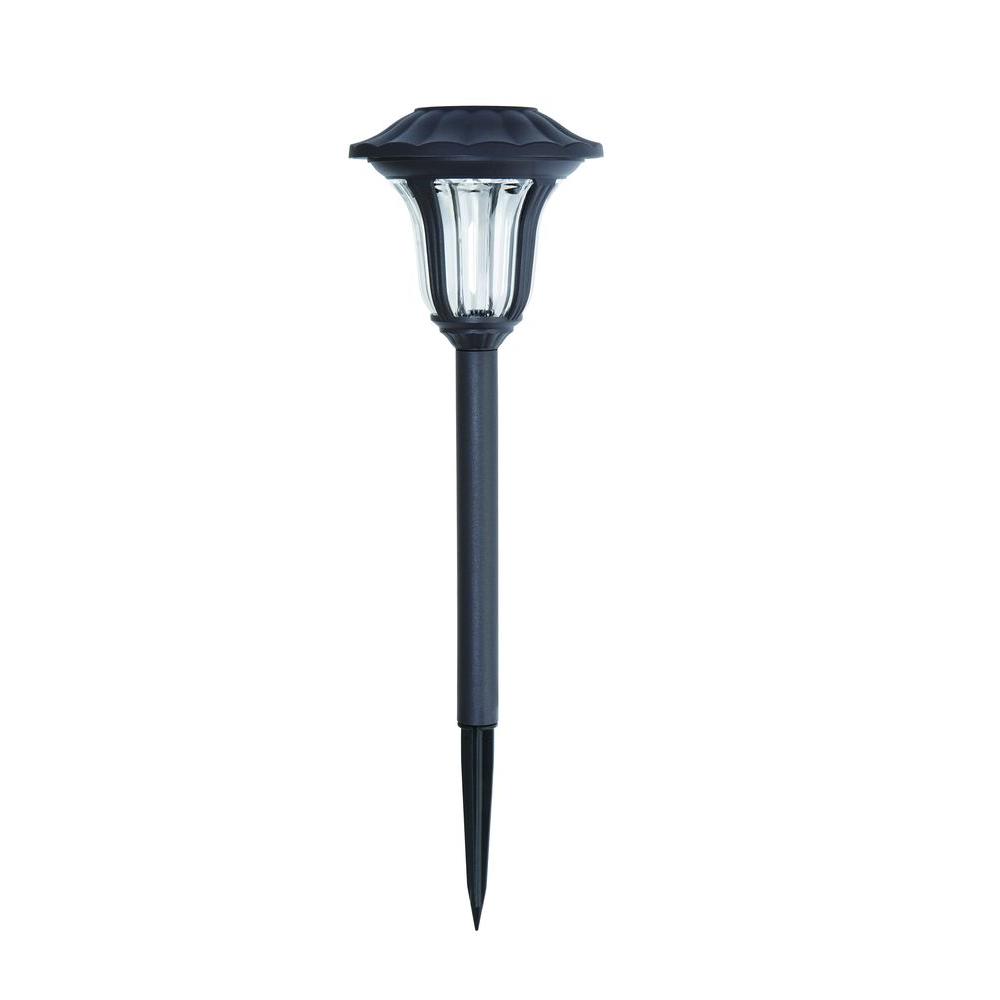 Hampton Bay Solar Bronze Outdoor Integrated LED Landscape Path Light with Water... by Hampton Bay
