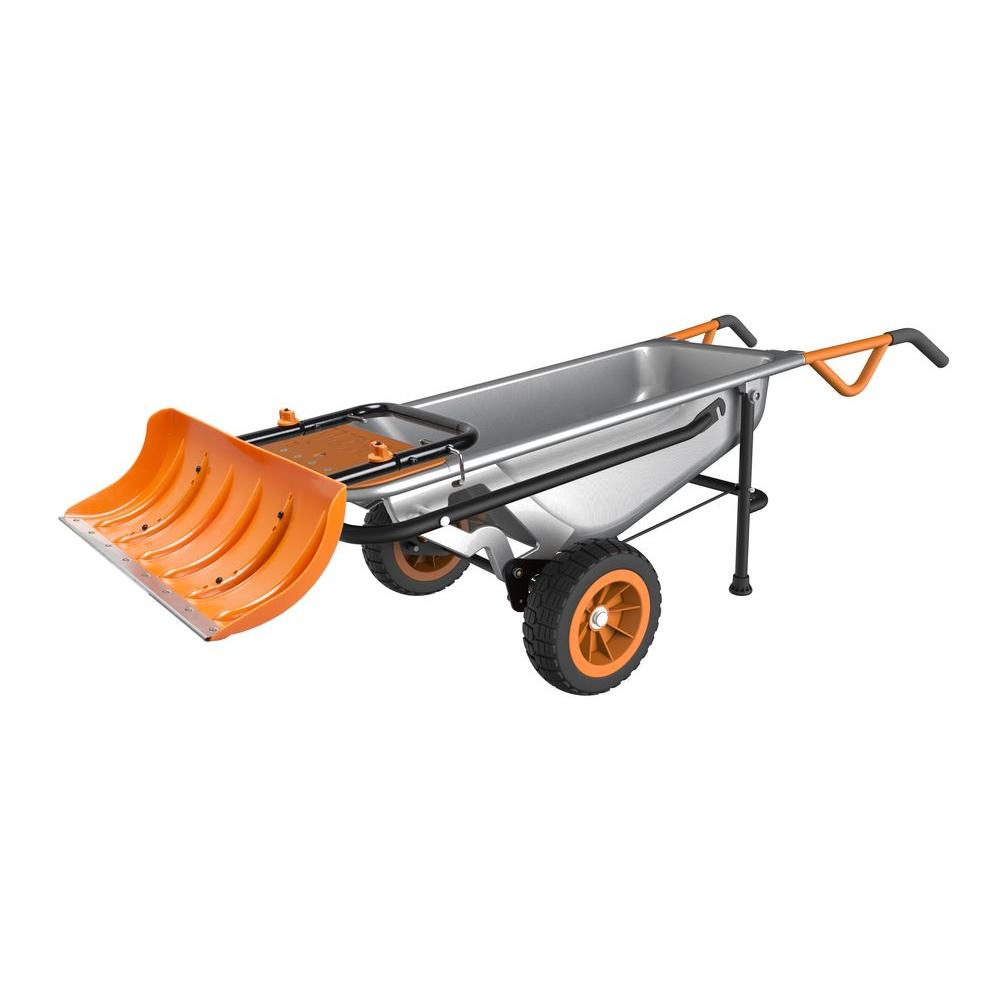 Worx Aerocart with Snow PlowWO7021 The Home Depot