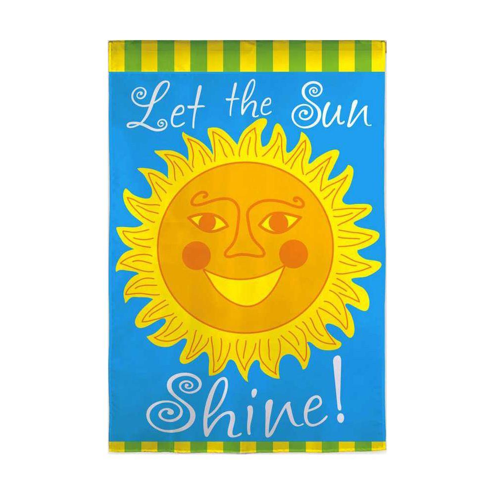 Let the Sun Shine Garden Flag