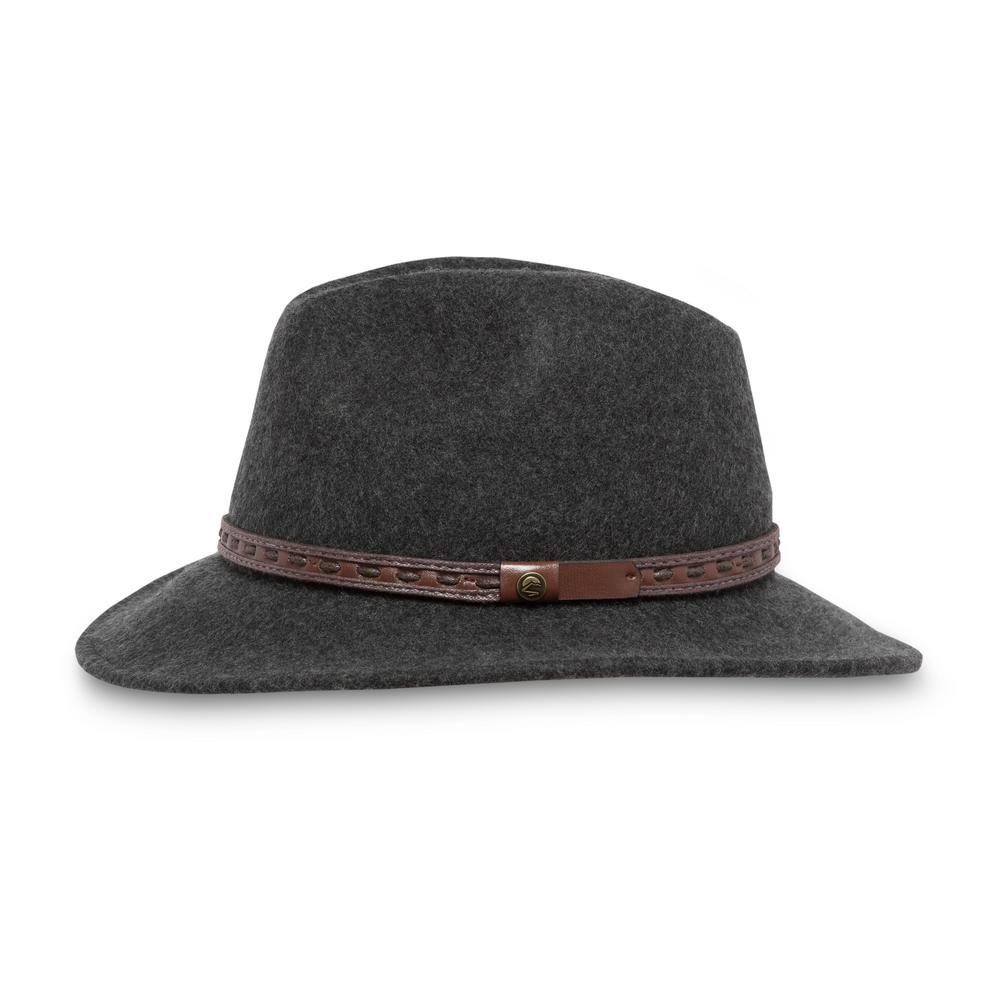 heathered felt hat