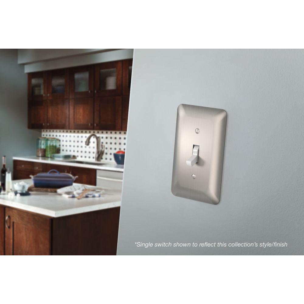 Electrical Wall Plate Outlet Cover Decorative Single Duplex Satin