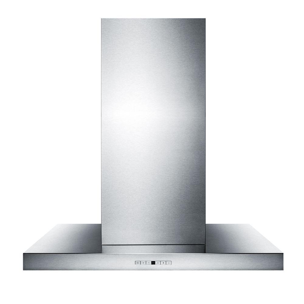 Summit Appliance 36 in. Island Range Hood in Stainless Steel