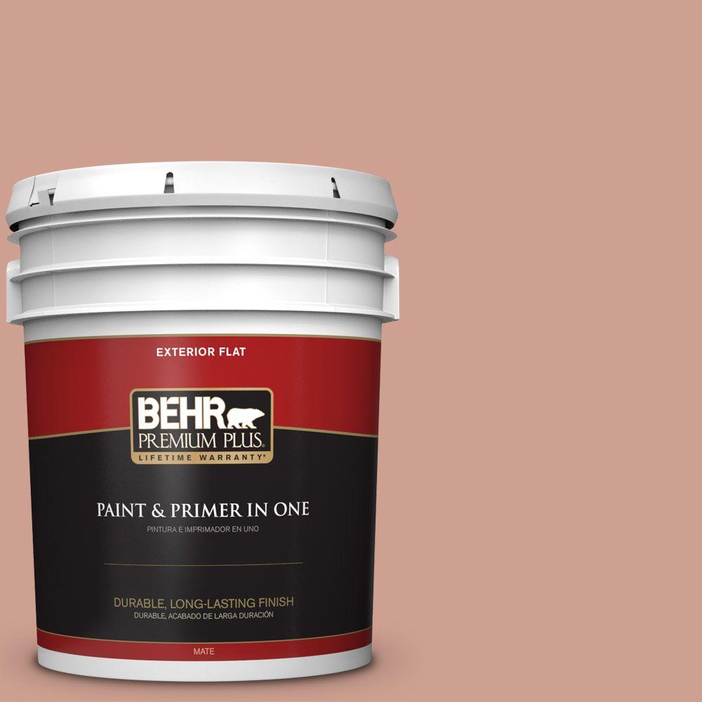 BEHR Premium Plus 5gal. S1804 Shiny Kettle Flat Exterior Paint440005 The Home Depot