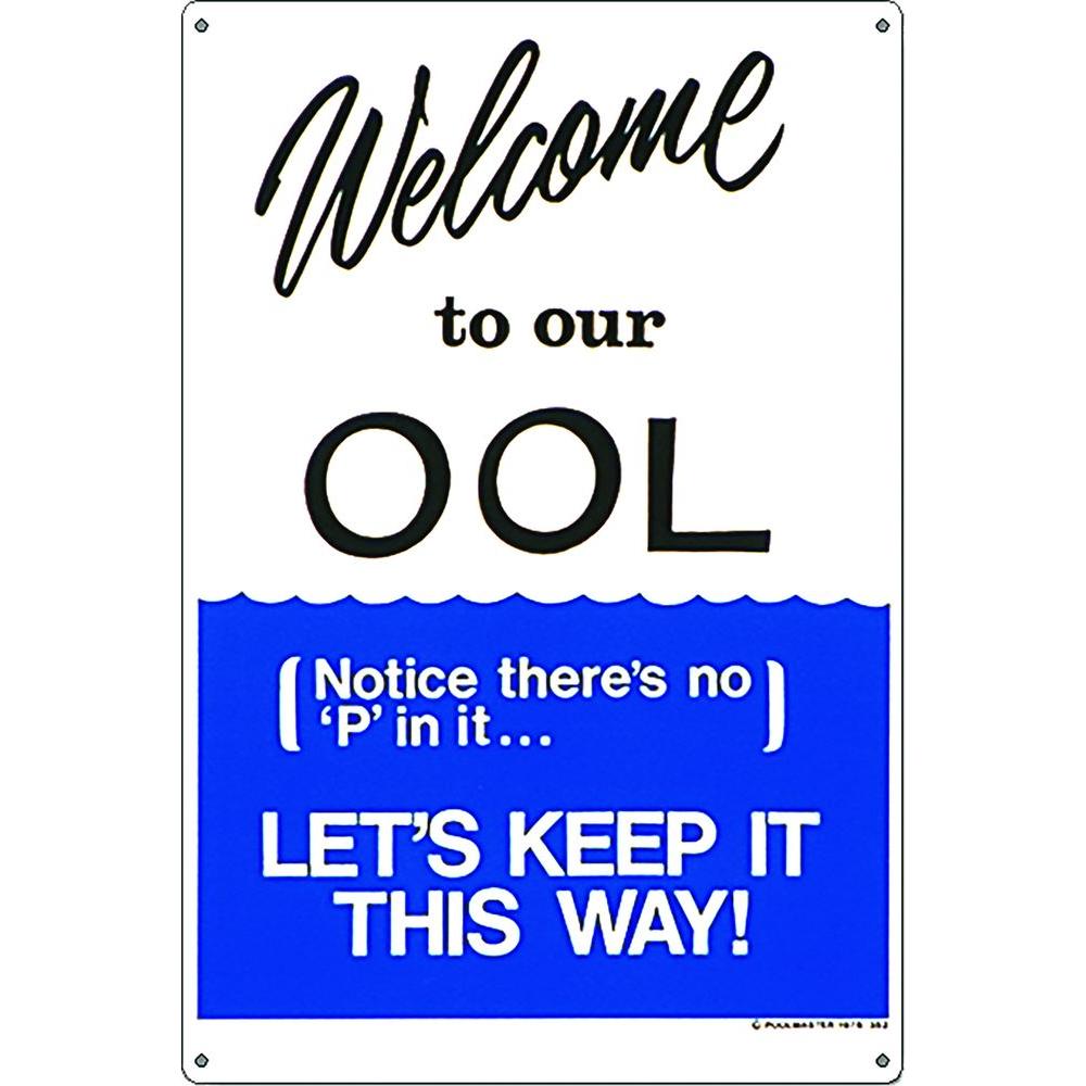 Poolmaster to our OOL Sign41352 The Home Depot