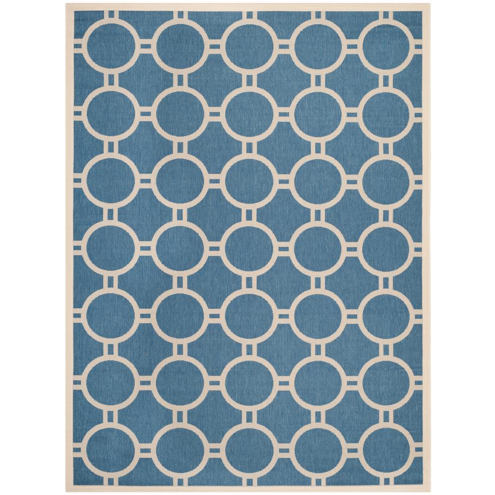 Safavieh Courtyard Blue Beige 9 Ft X 12 Indoor Outdoor Area Rug Safavieh Courtyard Blue Beige 9 Ft X 12 Indoor Outdoor Area