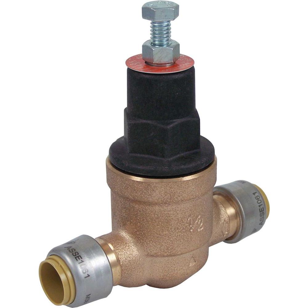 SharkBite 1/2 in. Push-to-Connect Bronze EB-45 Pressure Regulating Valve