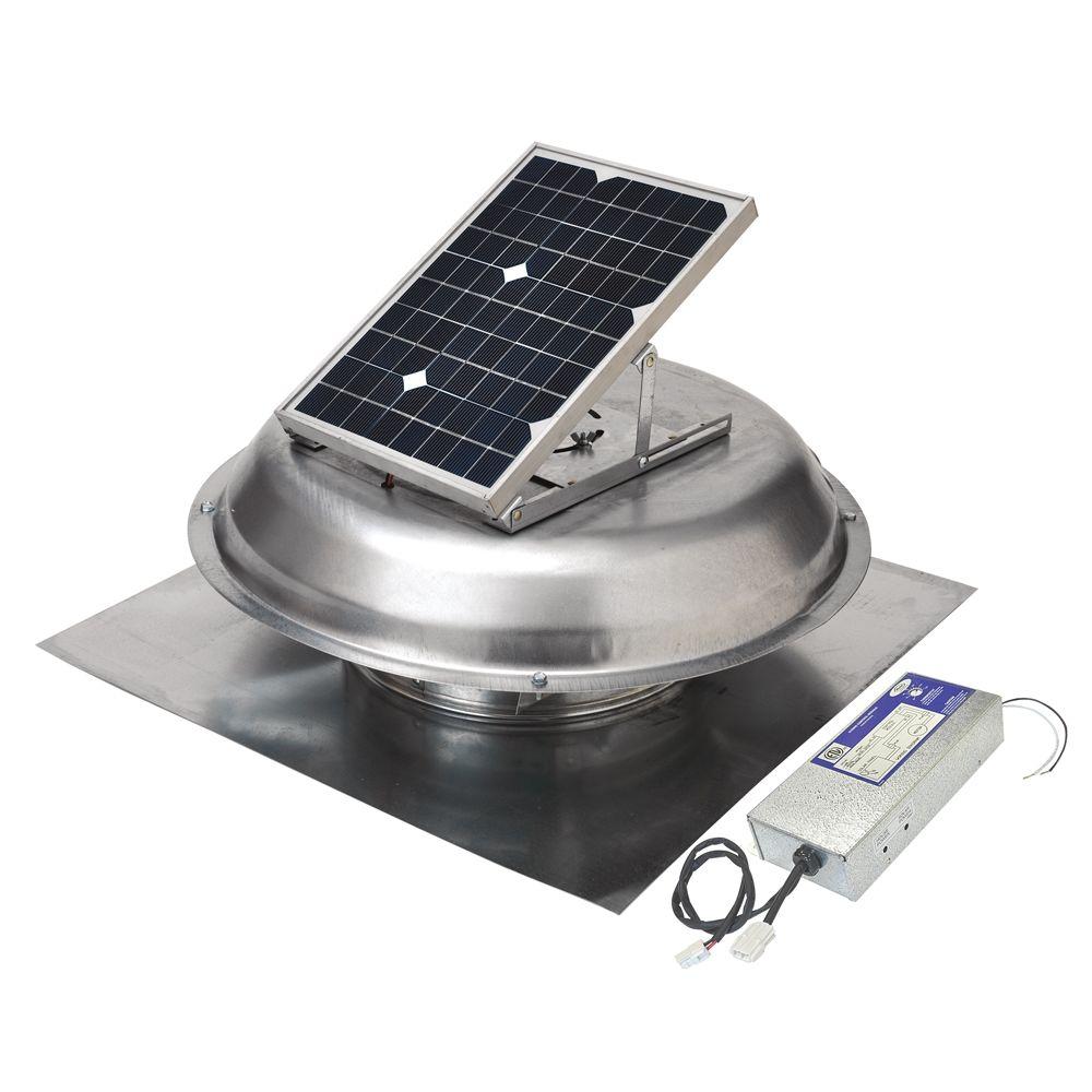 Ed Vent Fan Hybrid Fans Attic Vents The Home Depot 500 900 Cfm Dual Ed Roof Mount Exhaust Fan Solar Electric