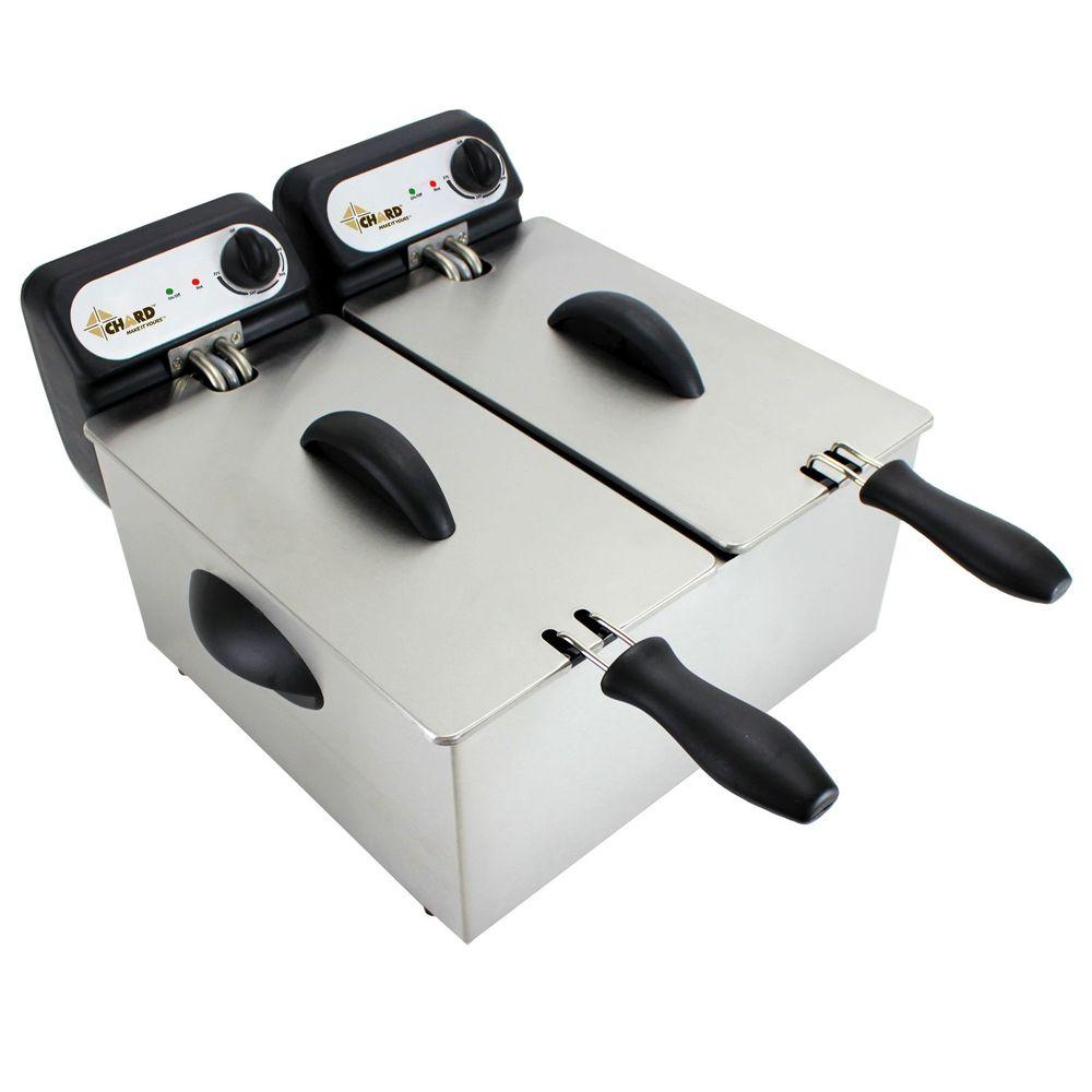 Chard Double 3 Liter Electric Deep Fryer
