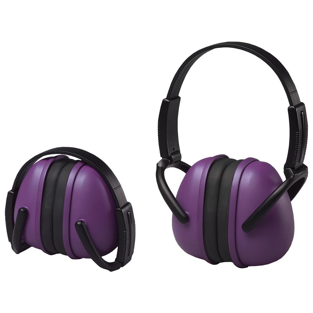 ERB 239 Folding Earmuff NRR 23dB, Purple14243 The Home Depot