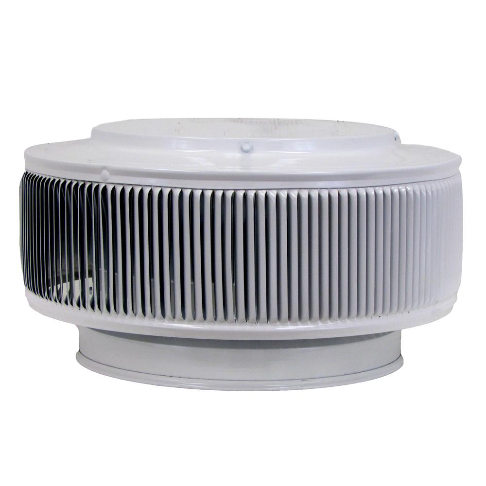 Active Ventilation 10 in. Dia Aura PVC Vent Cap Exhaust with Adapter