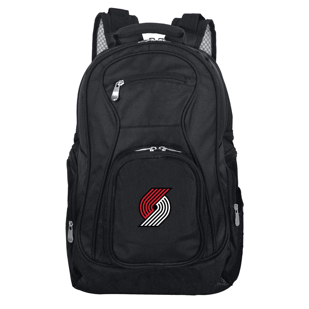 Denco Nba Portland Trailblazers Black Backpack Laptop Nbbll704 The Home Depot