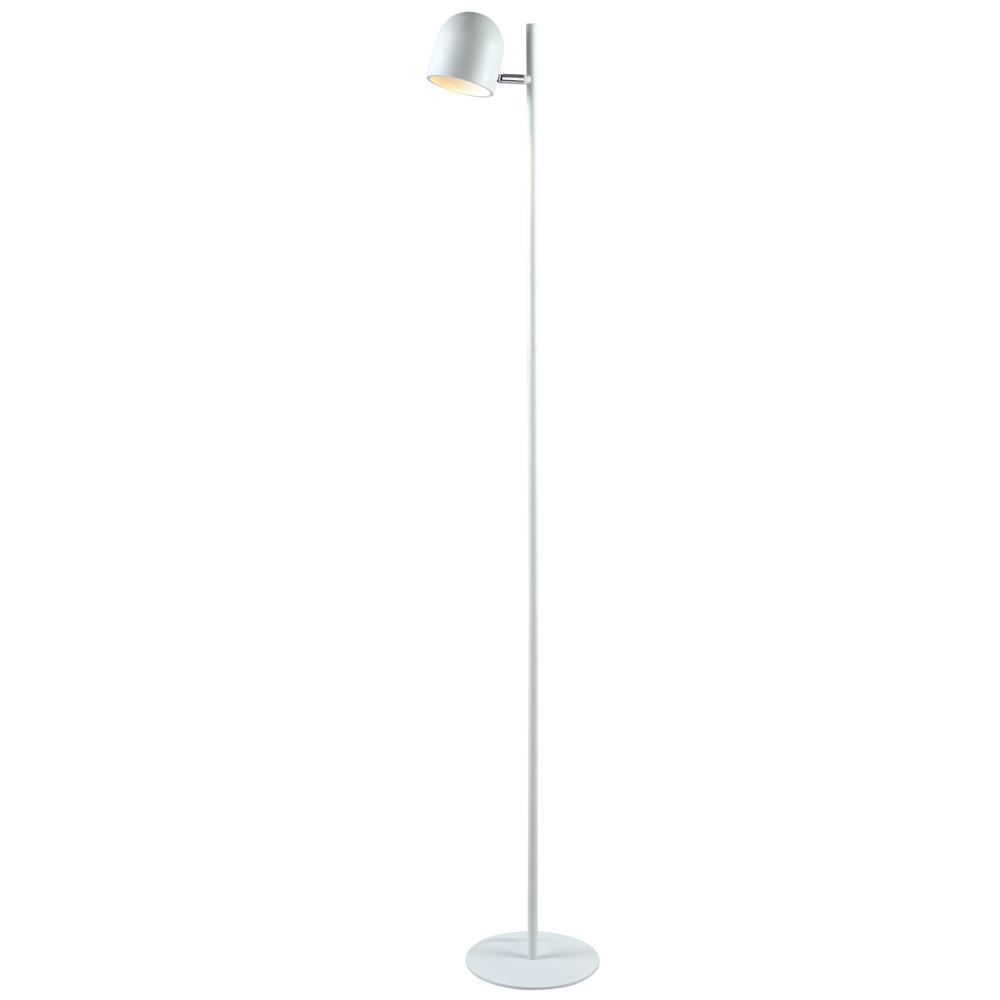 Kenroy Home Vidal 54 In White Floor Lamp With Metal Shade Kenroy Home Vidal 54 In White Floor Lamp With Metal Shade