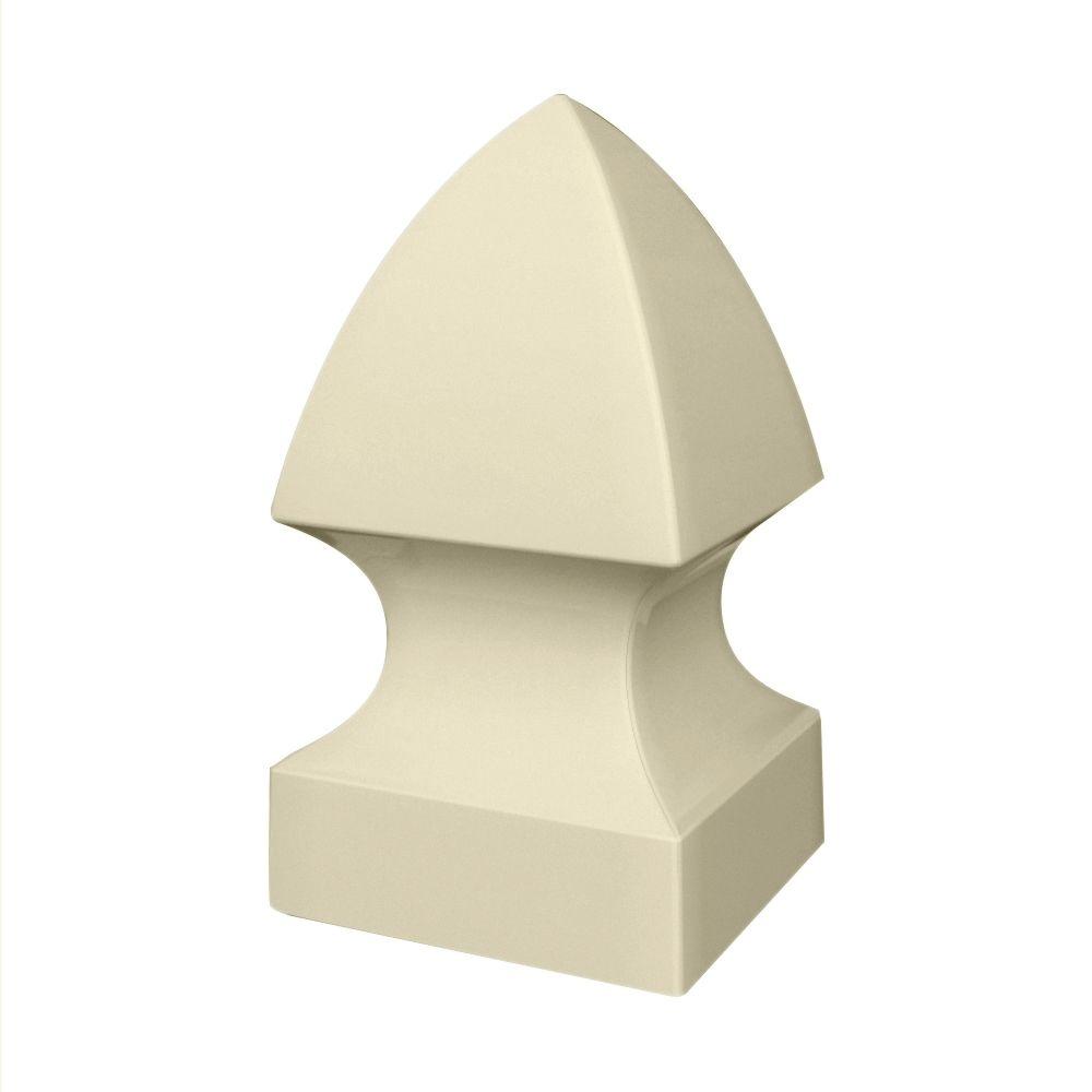 Veranda 5 in. x 5 in. Tan Vinyl Gothic Fence Post Cap116091 The Home