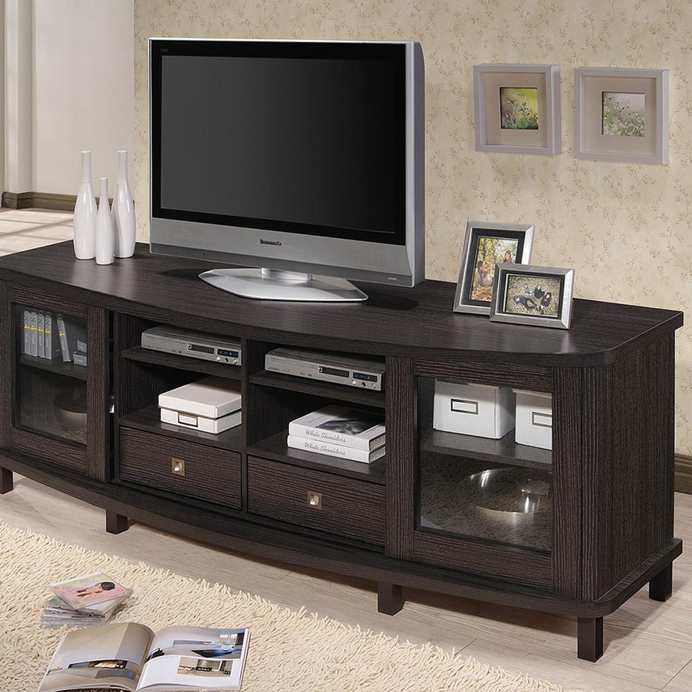 Baxton Studio Walda Dark Brown Wood Entertainment Center Baxton Studio Walda Dark Brown Wood Entertainment Center