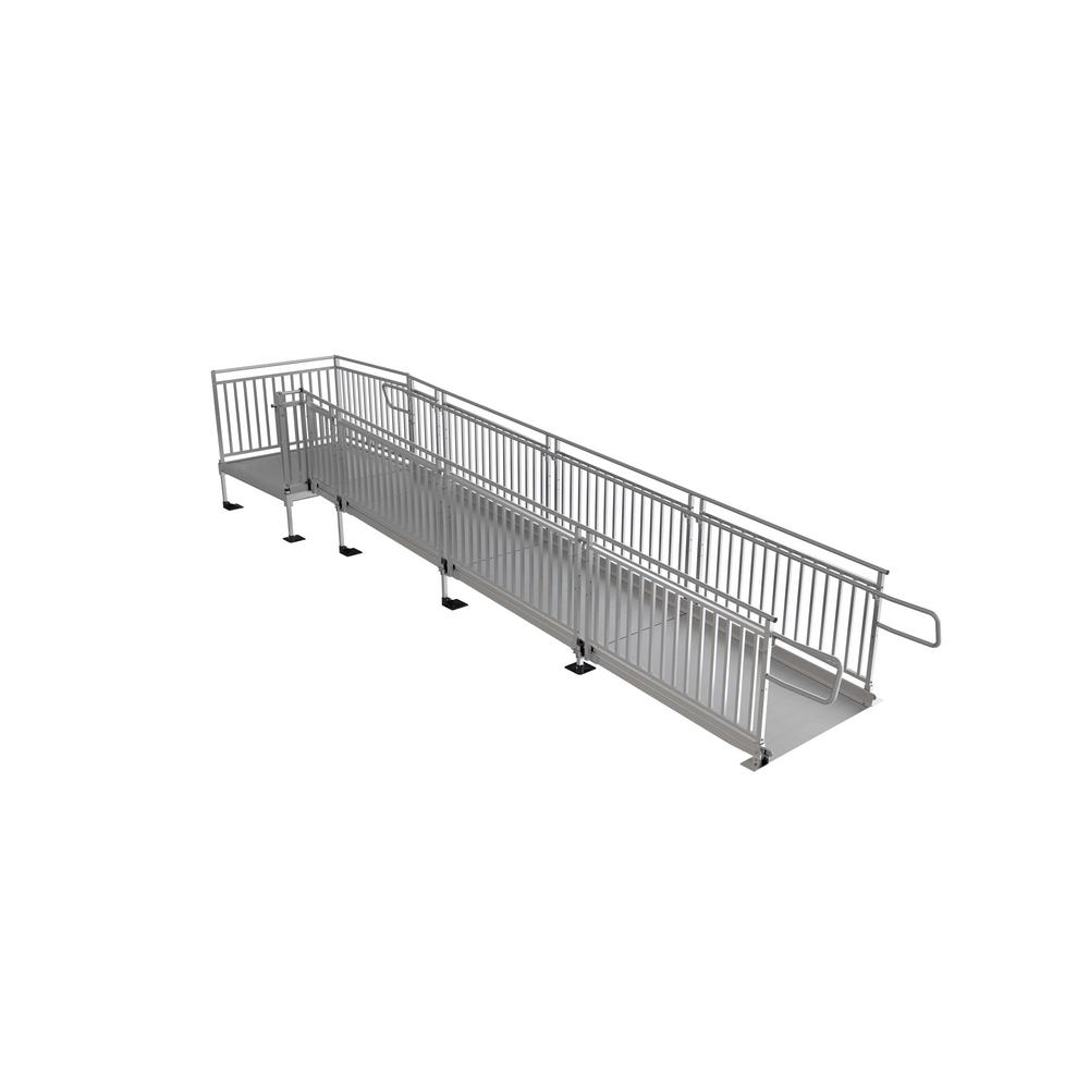EZ-ACCESS PATHWAY HD 20 ft. Aluminum Code Compliant Modular Wheelchair Ramp System For Sale