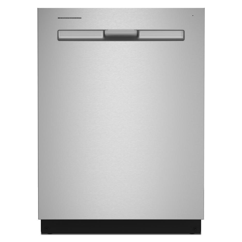 Maytag 24 In Fingerprint Resistant Stainless Steel Top Control Built In Tall Tub Dishwasher With Dual Power Filtration 47 Dba Mdb59skz The Home Depot