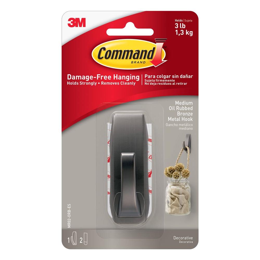 Command Outdoor Forever Classic 4.125 in Large Oil Rubbed Bronze ...